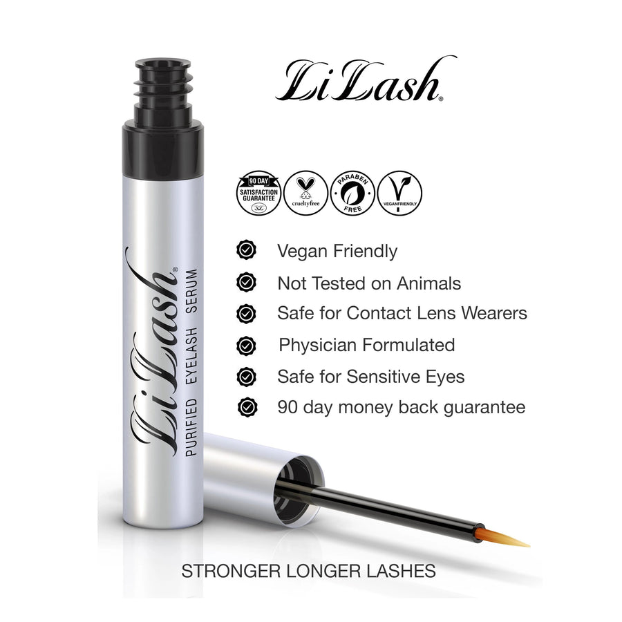 LiLash Eyelash Serum + Free Lash Curler
